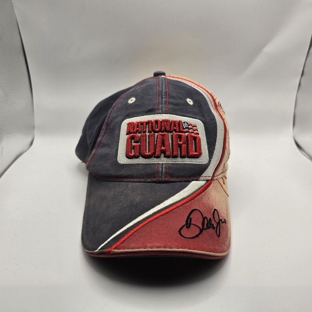 National Guard Dale Jr #88 Nascar Hat Chase Authentics Signed OS Adjustable EUC